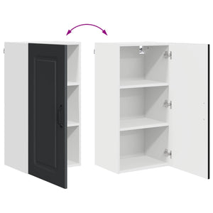 Küchenschrank Kalmar Schwarz 40x80 cm