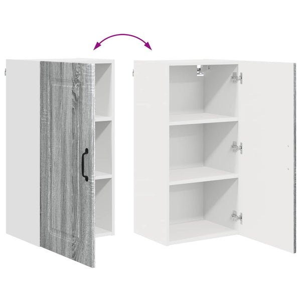 Küchenschrank Grau Sonoma 40x31x80 cm