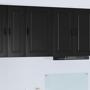 Küchenschrank Kalmar Schwarz 50x31x80cm