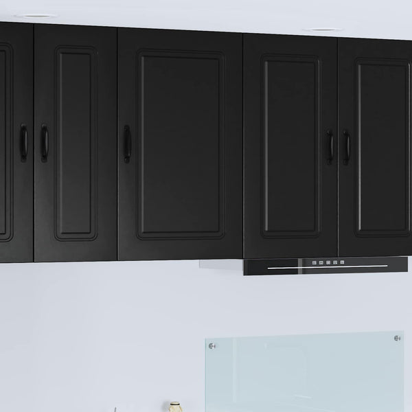 Küchenschrank Kalmar Schwarz 50x31x80cm