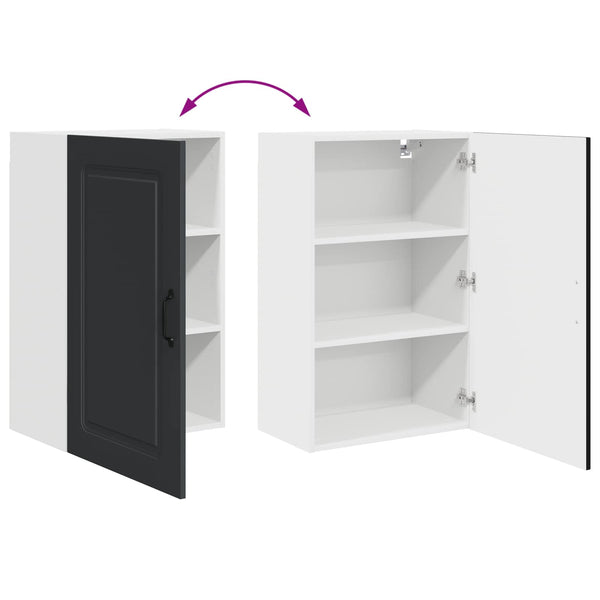 Küchenschrank Kalmar Schwarz 50x31x80cm