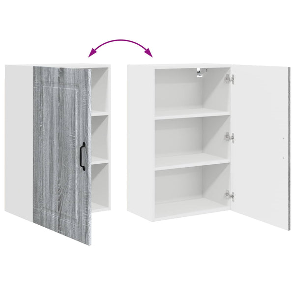 Küchenschrank Kalmar Grau Sonoma 50x31x80cm