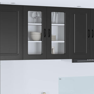 Küchenschrank Kalmar Schwarz 80cm