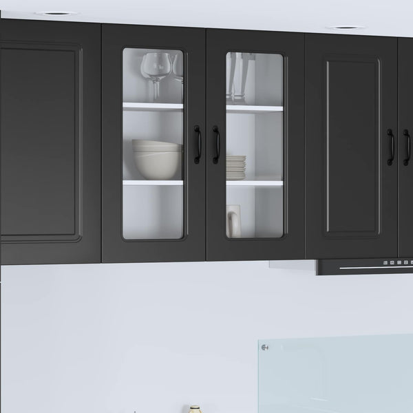 Küchenschrank Kalmar Schwarz 80cm