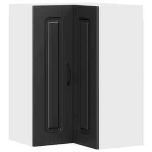 Schwarzer Küchenschrank Kalmar, 57x57x80 cm
