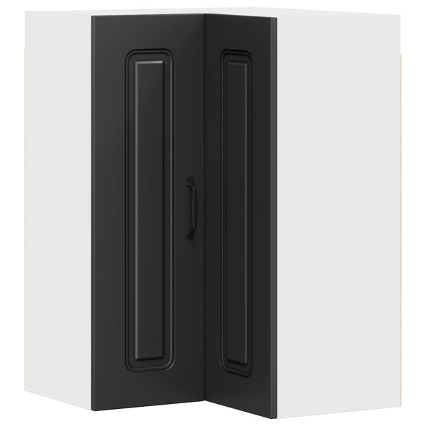 Schwarzer Küchenschrank Kalmar, 57x57x80 cm