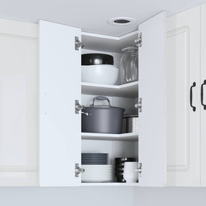 Küchenschrank Kalmar Hochglanz Weiß 57x57x80cm