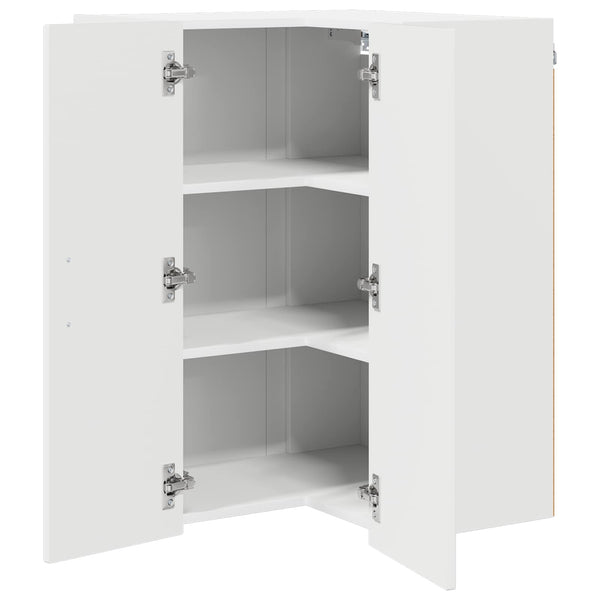 Küchenschrank Kalmar Hochglanz Weiß 57x57x80cm