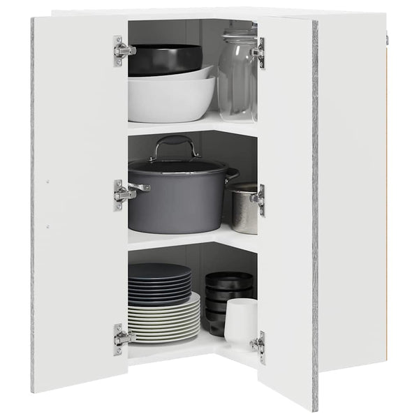 Küchenschrank Kalmar Grau Sonoma 57x57x80cm