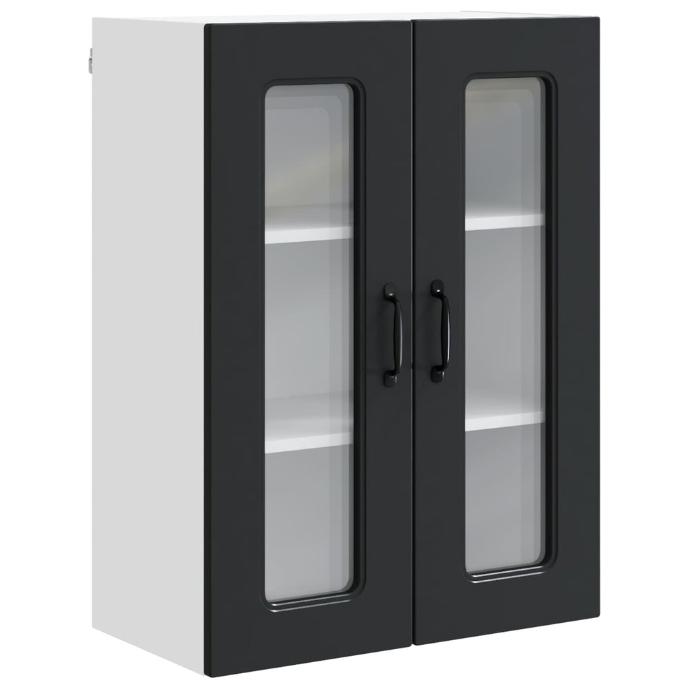 Schwarzer Küchenschrank Kalmar 60 cm