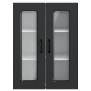 Schwarzer Küchenschrank Kalmar 60 cm