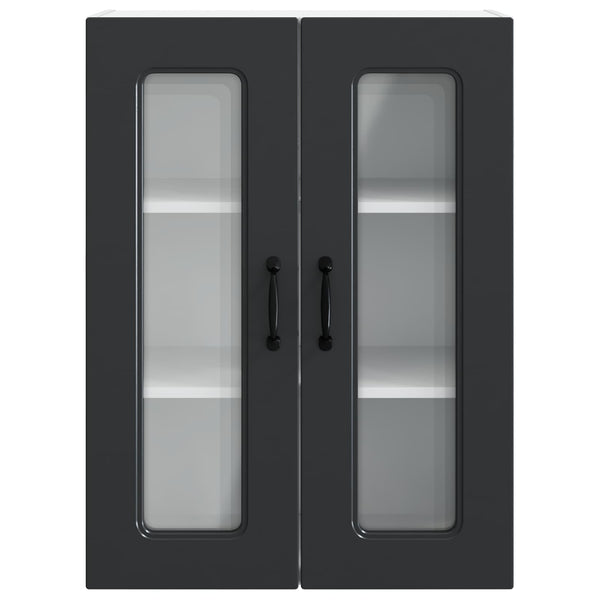 Schwarzer Küchenschrank Kalmar 60 cm