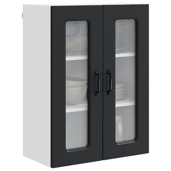 Schwarzer Küchenschrank Kalmar 60 cm
