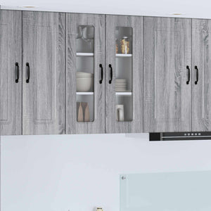 Küchenschrank Kalmar Grau Sonoma 60x80 cm