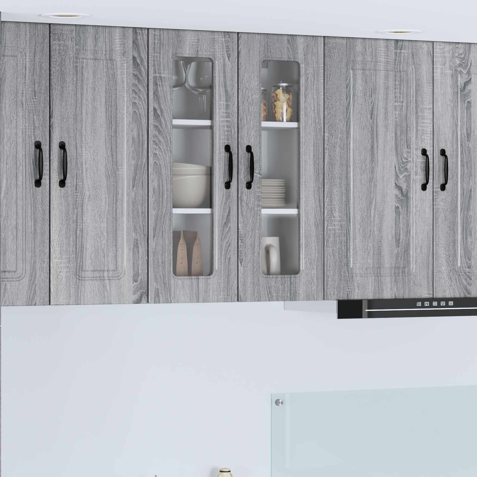 Küchenschrank Kalmar Grau Sonoma 60x80 cm