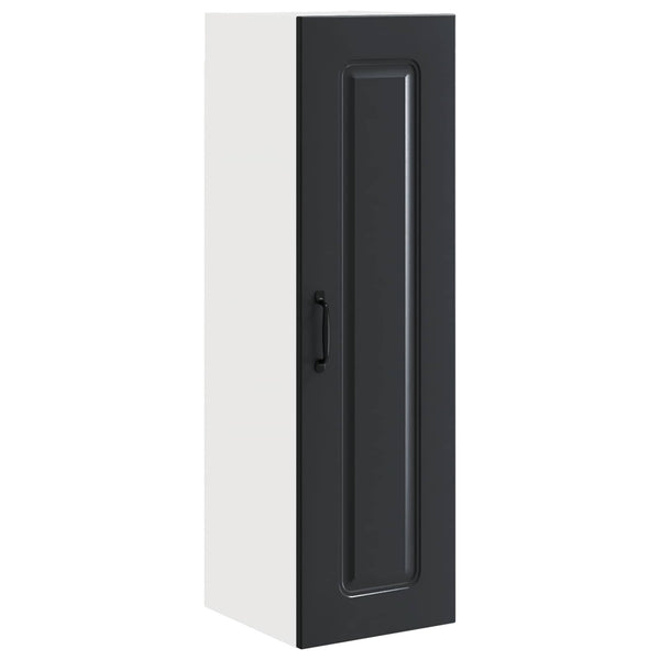 Schwarzer Küchenschrank Kalmar, 30x31x100 cm