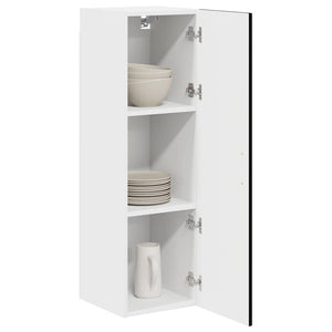 Schwarzer Küchenschrank Kalmar, 30x31x100 cm