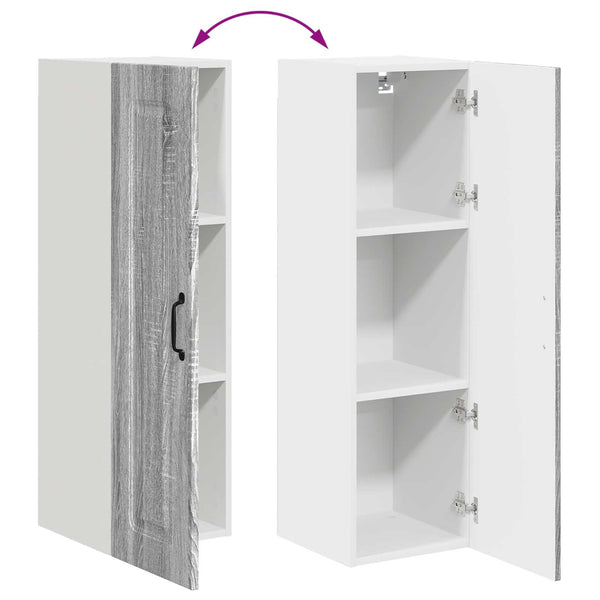 Küchenschrank Kalmar Grau Sonoma 30x31x100cm