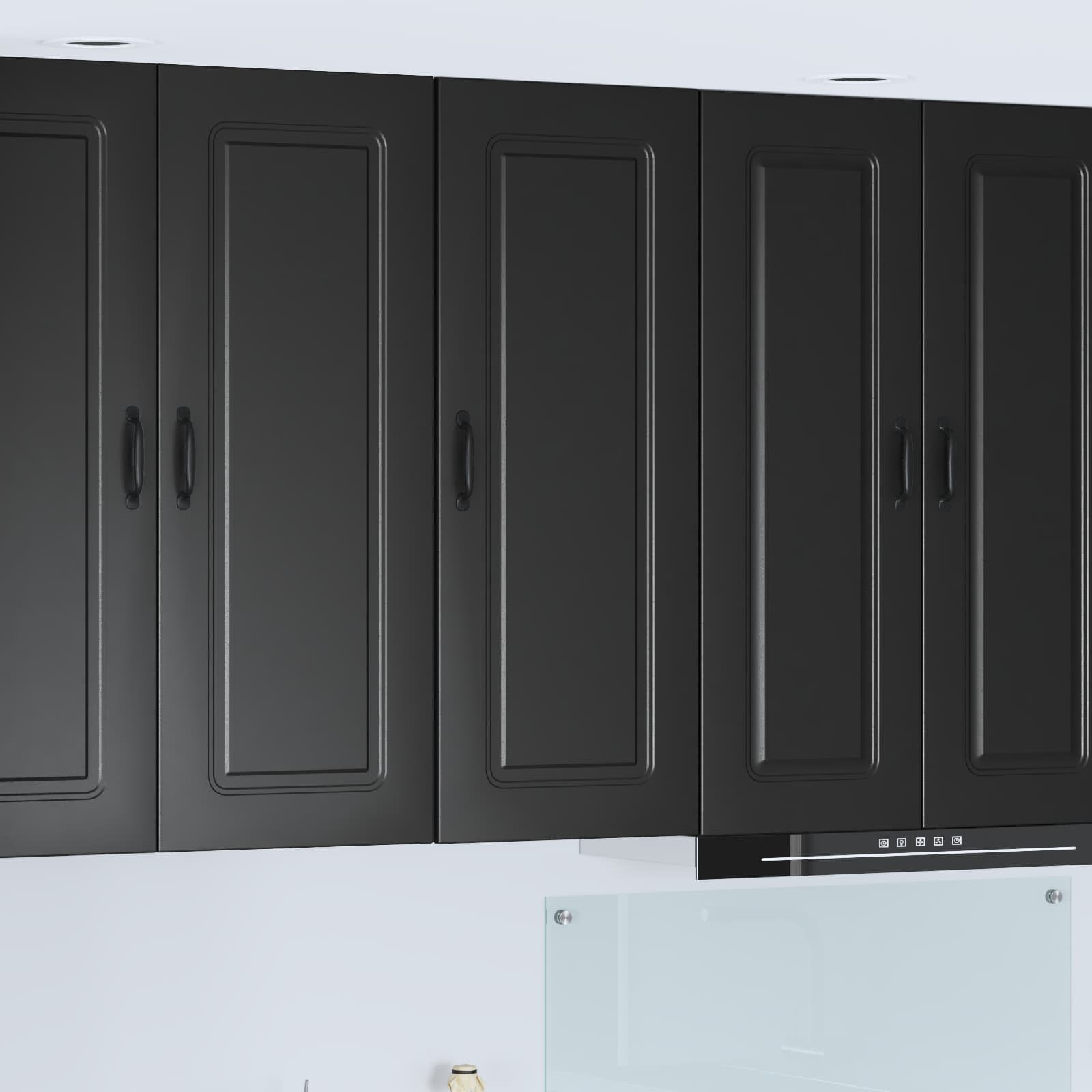 Küchenschrank Kalmar Schwarz 40x31x100cm