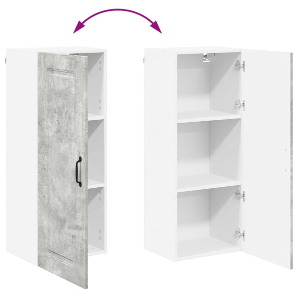 Küchenschrank Kalmar Beton Grau 40x31x100cm