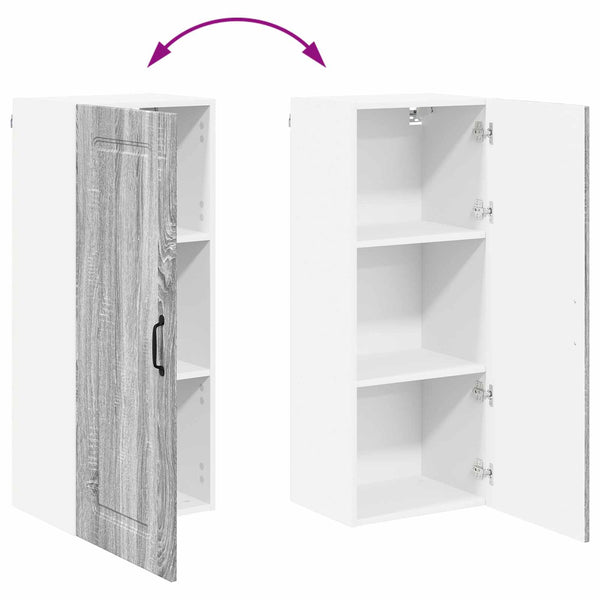 Küchenschrank Grau Sonoma 40x31x100 cm