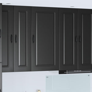 Küchenschrank Kalmar Schwarz 50x31x100cm