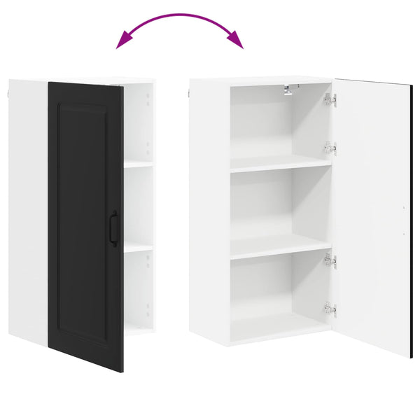 Küchenschrank Kalmar Schwarz 50x31x100cm