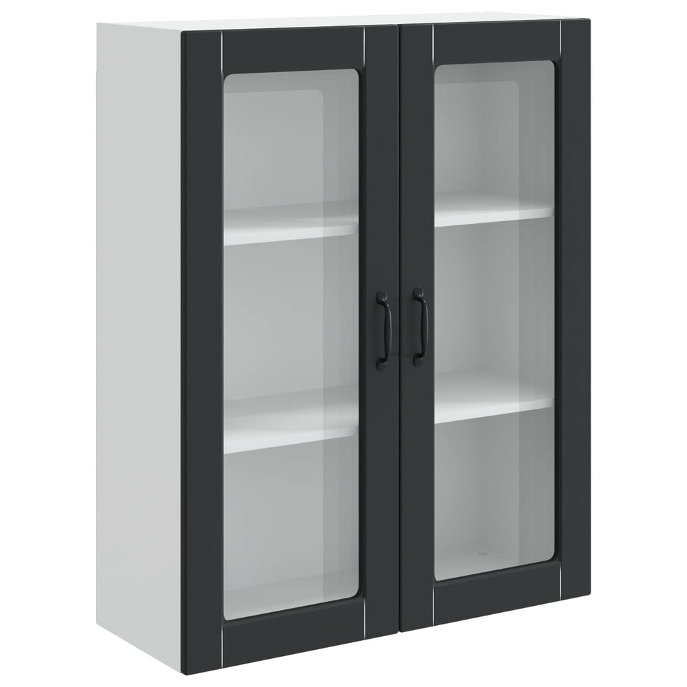 Küchenschrank Kalmar Schwarz 80x31x100cm