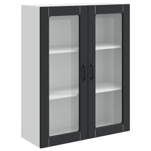 Küchenschrank Kalmar Schwarz 80x31x100cm