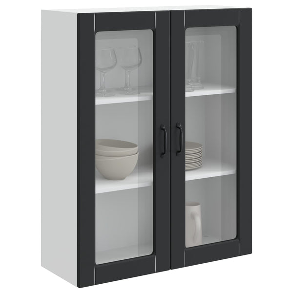 Küchenschrank Kalmar Schwarz 80x31x100cm