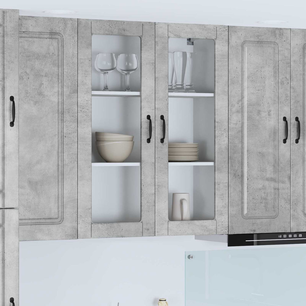 Küchenschrank Kalmar Beton Grau 80 cm
