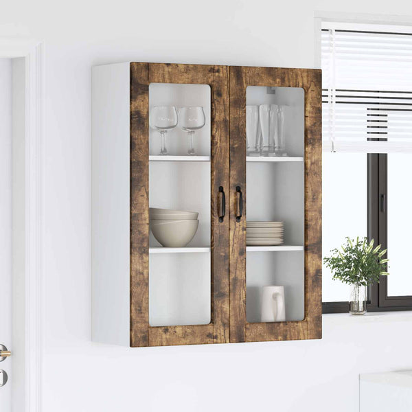 vidaXL Armoire de cuisine Kalmar Chêne fumé 80 x 31 x 100 cm