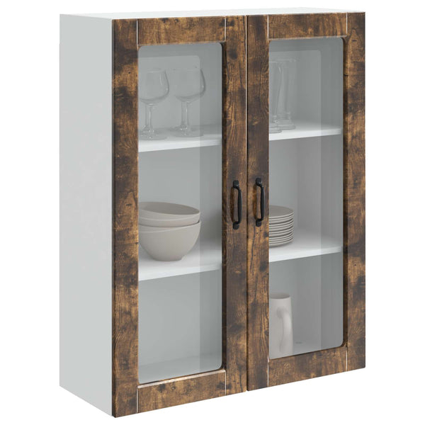 vidaXL Armoire de cuisine Kalmar Chêne fumé 80 x 31 x 100 cm