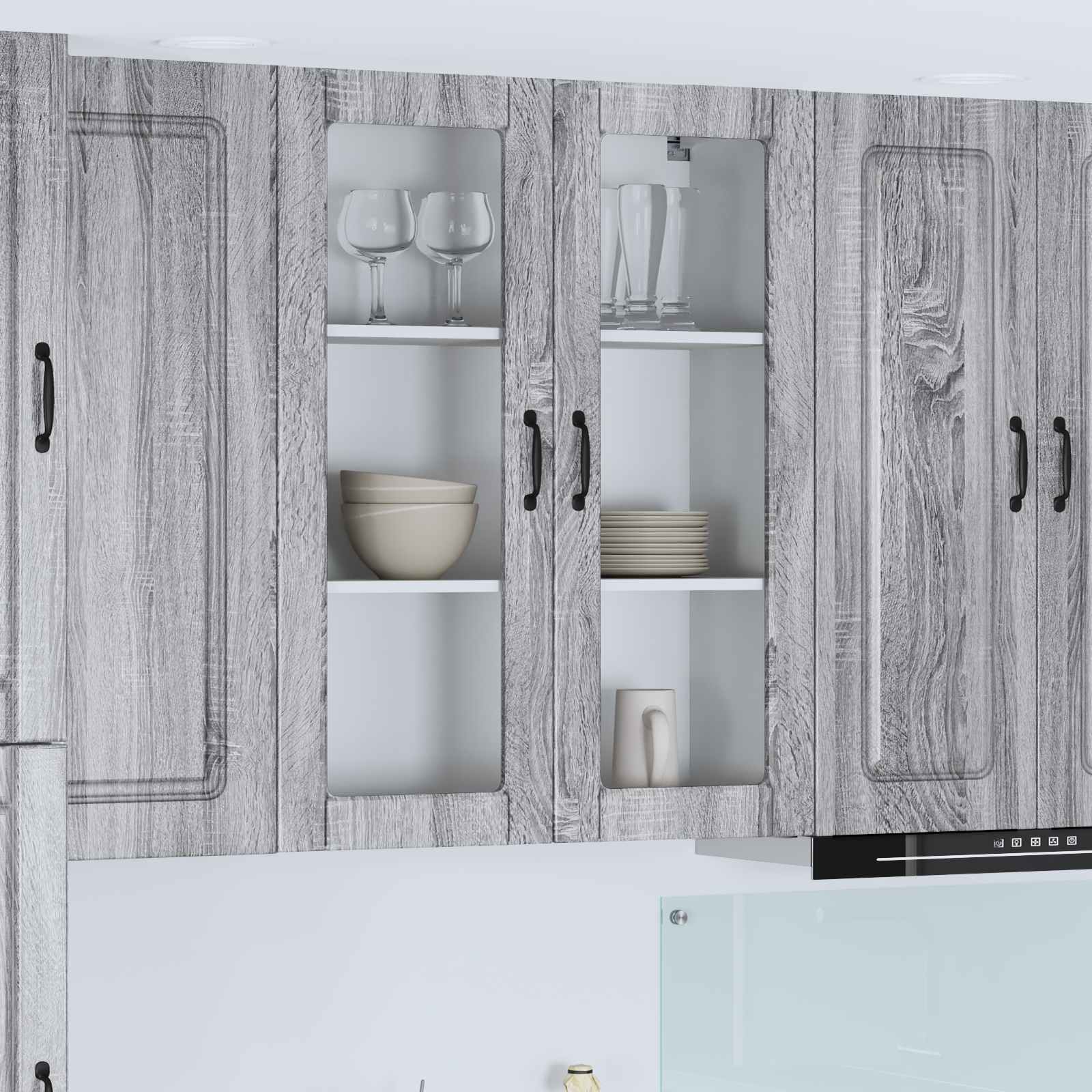 Küchenschrank Kalmar Grau Sonoma 80cm