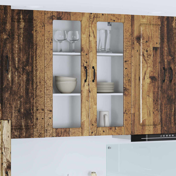 vidaXL Meuble de cuisine Kalmar en bois de récupération 80 x 31 x 100 cm Bois d'ingénierie