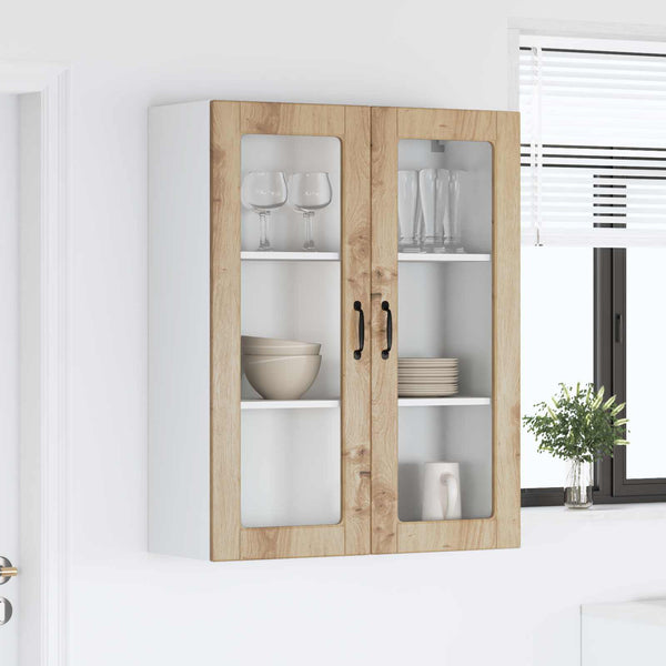 vidaXL Armoire de cuisine Kalmar en chêne artisan 80 x 31 x 100 cm