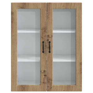 vidaXL Armoire de cuisine Kalmar en chêne artisan 80 x 31 x 100 cm