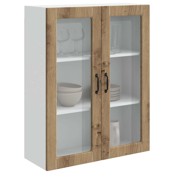 vidaXL Armoire de cuisine Kalmar en chêne artisan 80 x 31 x 100 cm