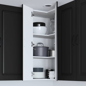 vidaXL Meuble de cuisine Kalmar noir 57 x 57 x 100 cm Bois d'ingénierie