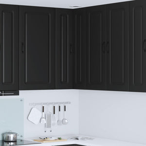 vidaXL Meuble de cuisine Kalmar noir 57 x 57 x 100 cm Bois d'ingénierie