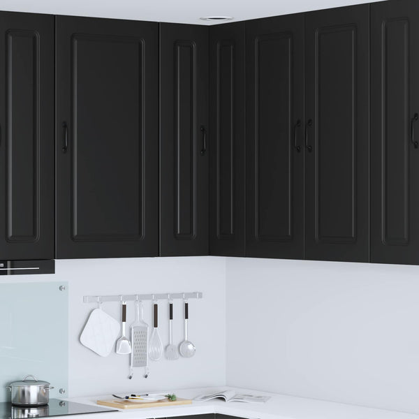 vidaXL Meuble de cuisine Kalmar noir 57 x 57 x 100 cm Bois d'ingénierie