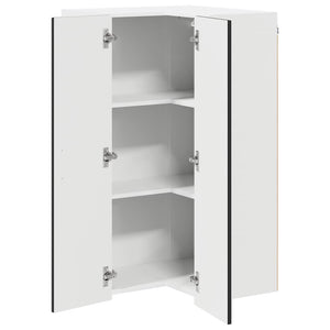 vidaXL Meuble de cuisine Kalmar noir 57 x 57 x 100 cm Bois d'ingénierie