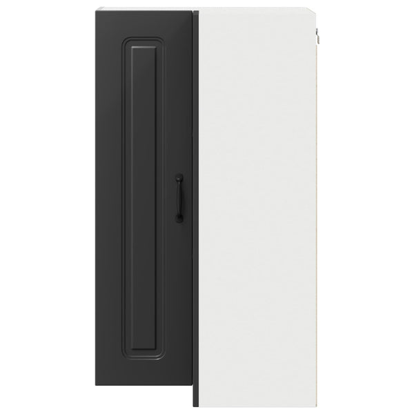 vidaXL Meuble de cuisine Kalmar noir 57 x 57 x 100 cm Bois d'ingénierie