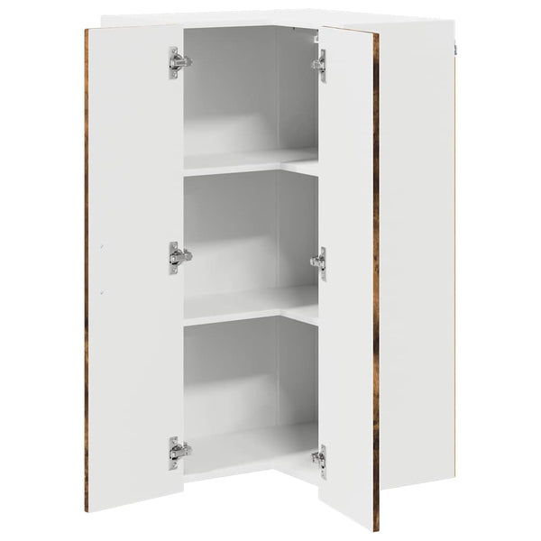 vidaXL Meuble de cuisine Kalmar Chêne fumé 57 x 57 x 100 cm