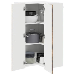 vidaXL Meuble de cuisine Kalmar Chêne fumé 57 x 57 x 100 cm