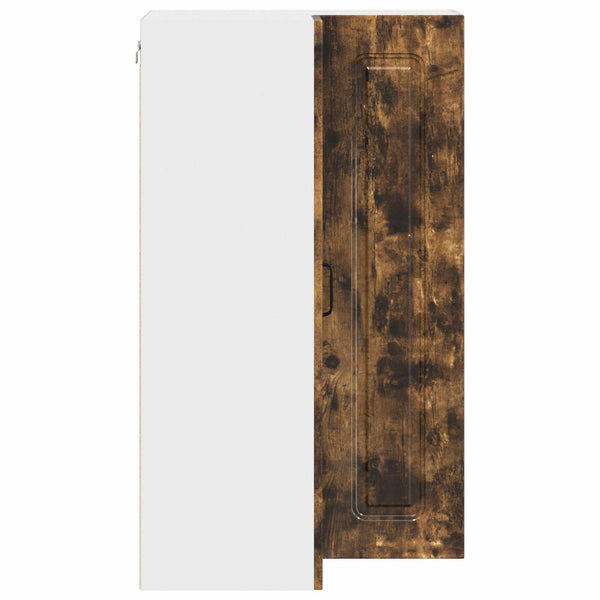 vidaXL Meuble de cuisine Kalmar Chêne fumé 57 x 57 x 100 cm
