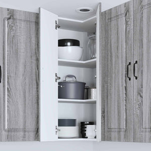 Küchenschrank Kalmar Grau Sonoma 57x57x100cm
