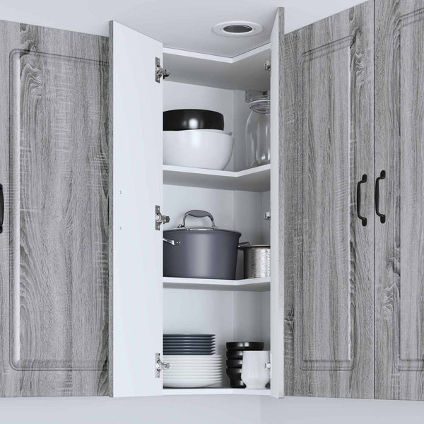 Küchenschrank Kalmar Grau Sonoma 57x57x100cm