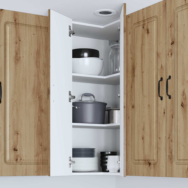 vidaXL Meuble de cuisine Kalmar chêne artisan 57 x 57 x 100 cm