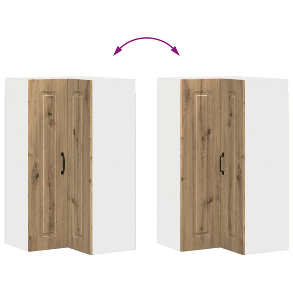 vidaXL Meuble de cuisine Kalmar chêne artisan 57 x 57 x 100 cm
